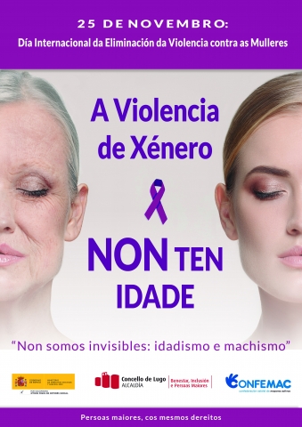 Concello de Lugo e CONFEMAC únense fronte á violencia machista na Terceira Idade