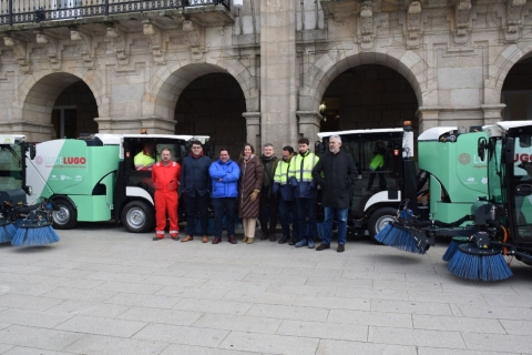 El Ayuntamiento de Lugo duplicará el número de barredoras de limpieza vial que serán 100% eléctricas y más silenciosas