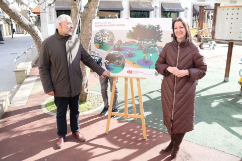 Lara Méndez creará o primeiro Ecoparque urbano en Campo Castelo coa remodelación integral da zona de xogos