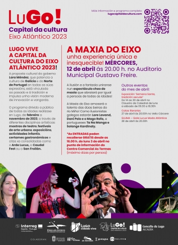 O festival A Maxia do Eixo reunirá a recoñecidos ilusionistas galegos e portugueses no Gustavo Freire o vindeiro mércores con entrada gratuita