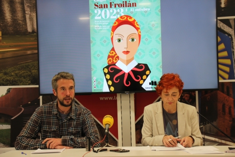 Rubén Arroxo e Maite Ferreiro presentan o programa do San Froilán