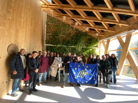 El Impulso Verde recibe la visita del Colegio de Arquitectos de Asturias