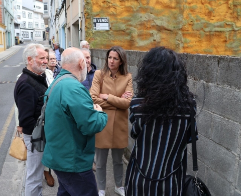 Lara Méndez explicará al vecindario de a Milagrosa y el barrio Feijoo los proyectos de mejora diseñados para el entorno