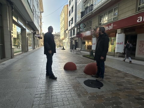La Tenencia de Alcaldía de Movilidad e Infraestructuras continúa mejorando las zonas peatonales de Lugo