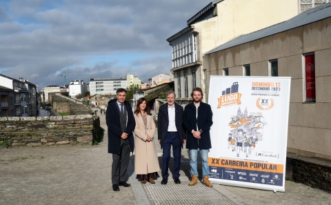 La carrera popular Lugo Monumental celebrará su vigésima edición el próximo 17 de diciembre impulsada por el Ayuntamiento de Lugo