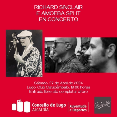 O Executivo de Paula Alvarellos promove o sábado un concerto gratuíto de Richard Sinclair, pioneiro do movemento do Canterbury Sound