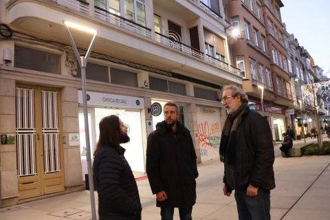 La Tenencia de Alcaldía continúa con el plan de renovación de la red de alumbrado público