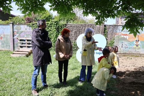 A Tenencia de Alcaldía impulsa hortos no centros escolares da cidade A Tenencia de Alcaldía impulsa hortos no centros escolares da cidade