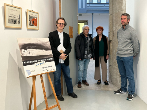 Chega a Lugo a exposición ‘Humor para mudar o mundo. Que graza!’ de Pepe Carreiro