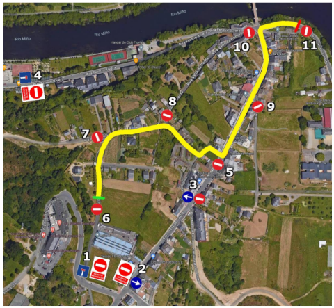 Alexandre Penas presenta el plan de tráfico de las Fiestas da Ponte