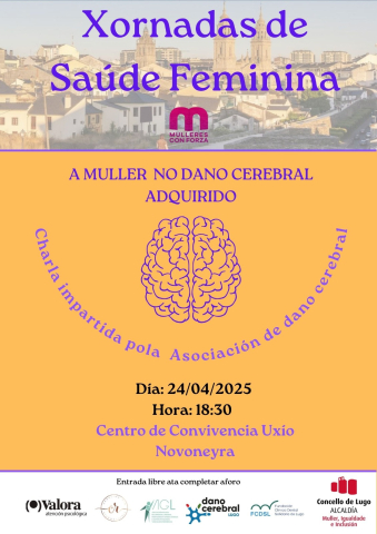 Las jornadas de Salud Femenina impulsadas por el área de Mujer e Igualdad abordan el jueves el daño cerebral adquirido