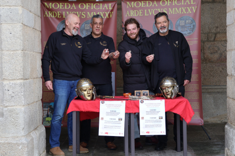 Xuventude e Deportes participa na presentación da moeda do Arde Lvcvs, que conmemora os 25 anos da Muralla como ben mundial Xuventude e Deportes participa na presentación da moeda do Arde Lvcvs, que conmemora os 25 anos da Muralla como ben mundial
