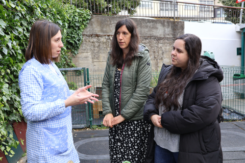 Iria Buide visita la escuela Fingoi 2