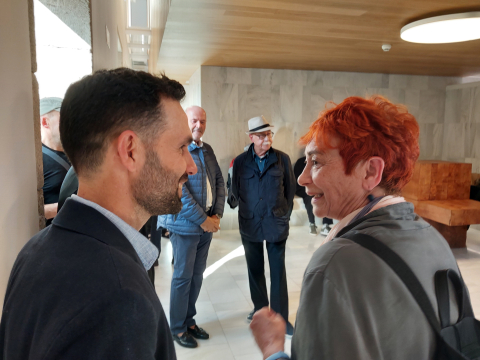 Maite Ferreiro inaugura unha exposición de pintura do artista cubano Oniel Rodríguez