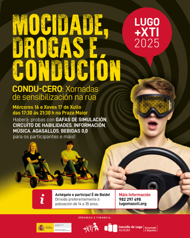 El Ayuntamiento de Lugo impulsa unas jornadas de sensibilización sobre juventud, drogas y conducción en el marco del programa +XTi 2025