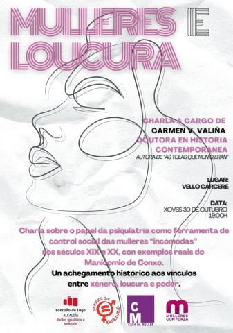 El área de Mujer del Ayuntamiento aborda en una charla el papel de la psiquiatría como herramienta de control de la mujer disidente en los siglos XIX y XX