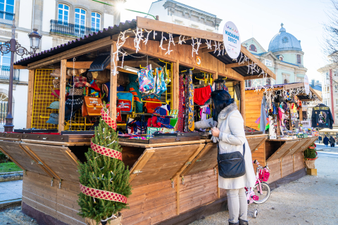 Los comercios lucenses interesados en participar de forma gratuita en el Mercado de Navidad podrán solicitarlo hasta el viernes