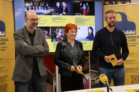 Rubén Arroxo e Maite Ferreiro presentan a 53 edición do Festival de Música Cidade de Lugo