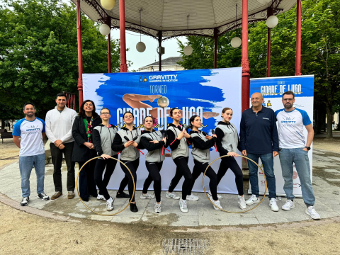 A alcaldesa e o concelleiro de Deportes participan na presentación do V Torneo Cidade de Lugo de ximnasia rítmica organizado por GravittyA alcaldesa e o concelleiro de Deportes participan na presentación do V Torneo Cidade de Lugo de ximnasia rítmica organizado por Gravitty