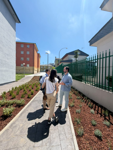 El Ayuntamiento de Lugo recepciona las obras de mejora de la calle Picasso con una inversión superior a los 60.000 euros