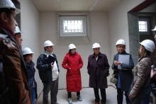 Las asociaciones de teatro visitan las obras del Centro cultural do Vello Cárcere