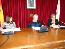 Carmen Basandre en la presentación de la programación