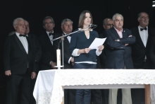 Lara Méndez, pregoeira da XXXII Feira do Emigrante de Pol