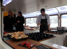 Lara Méndez y Rafael Cuíña