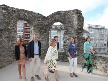 A Alcaldesa destaca a promoción turística que supón a Muralla para a cidade nunha xornada sobre este monumento bimilenario