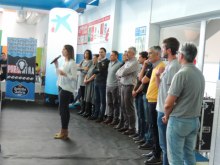 La Alcaldesa reconoce los últimos éxitos obtenidos por el Club de Natación PortaMiñá en la presentación de la nueva temporada