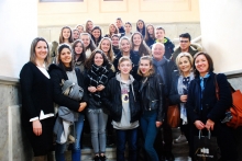 A Alcaldesa recibe no Concello a estudiantes franceses de intercambio co IES Nosa Señora dos Ollos Grandes