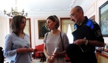 Unha axente da Policía Local toma posesión en comisión de servizos nun acto presidido pola Alcaldesa Unha axente da Policía Local toma posesión en comisión de servizos nun acto presidido pola Alcaldesa