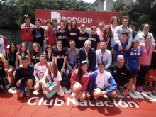 Miguel Fernández e Pablo Rivera entregan os premios da V Travesía a Nado Cidade de Lugo Miguel Fernández e Pablo Rivera entregan os premios da V Travesía a Nado Cidade de Lugo