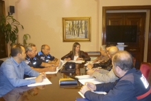 Lara Méndez y Carmen Basadre coordinan con los servicios municipales la logística de cara al San Froilán 2017