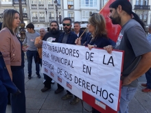 La Alcaldesa confirma a los trabajadores de la grúa que los nuevos pliegos contemplarán la subrogación