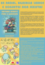 O Concello convida a agasallar libros e xoguetes non sexistas neste Nadal