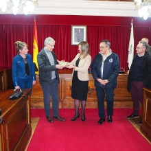 Uns 20 científicos europeos visitan a Casa Consitorial, coincindo coa Asamblea Xeral de EUFAR2, que se celebra por primeira vez en Lugo, coordinada por INTA
