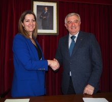 A Alcaldesa e o Reitor da USC acordan a cesión da Domus do Mitreo co obxecto de promover Lugo tanto divulgativa como turísticamente