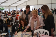 300 profesionais amosan a súa arte en vivo na segunda xuntanza de palilleiras de Lugo