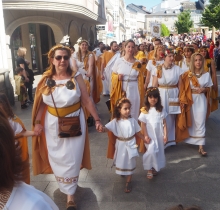 Máis de 3.000 participantes no desfile dos colexios marcan o arranque da última xornada do Arde Lvcvs Máis de 3.000 participantes no desfile dos colexios marcan o arranque da última xornada do Arde Lvcvs