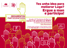 O Goberno de Lugo compartirá mañá os Orzamentos Participativos no centro de convivencia Uxío Novoneyra O Goberno de Lugo compartirá mañá os Orzamentos Participativos no centro de convivencia Uxío Novoneyra