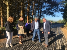 Concello e Deputación melloran con 110.000 euros a estrada que vai de Lugo a Ponte Ombreiro