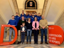 Concello e Deputación recoñecen ao Emevé, gañador da Copa Príncipe, nunha recepción en San Marcos Concello e Deputación recoñecen ao Emevé, gañador da Copa Príncipe, nunha recepción en San Marcos