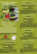 A Biblioteca Municipal Isidro Novo ofrece, para maio e xuño, unha nova programación de animación á lectura e contacontos