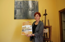 La edil de Cultura, Maite Ferreiro, presentó la 19 edición del “Certame de Pintura Rápida Cidade de Lugo”