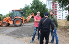 "Acondicionar los accesos a los centros de enseñanza es uno de nuestros objetivos" dijo Rubén Arroxo