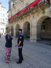 Lara Méndez coordina coa Policía Local o control do inicio de curso escolar en apoio aos centros educativos da cidade