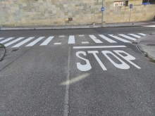 O pintado da sinalización horizontal da cidade avanza pola zona centro e norte da cidade O pintado da sinalización horizontal da cidade avanza pola zona centro e norte da cidade