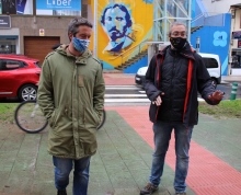 A brigada de obras realizou varias intervencións en Fontiñas