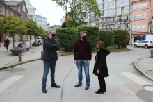 Comienza la mejora estética de la praza de Santo Domingo, dentro de la peatonalización de Quiroga Ballesteros Comienza la mejora estética de la praza de Santo Domingo, dentro de la peatonalización de Quiroga Ballesteros